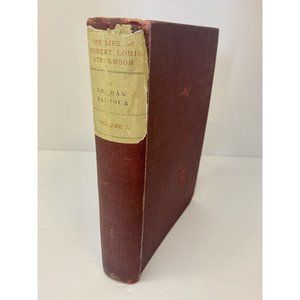 The‎ Life Of Robert Louis Stevenson By Graham Balfour Vol. 1 HC 1901 As Is Cond.